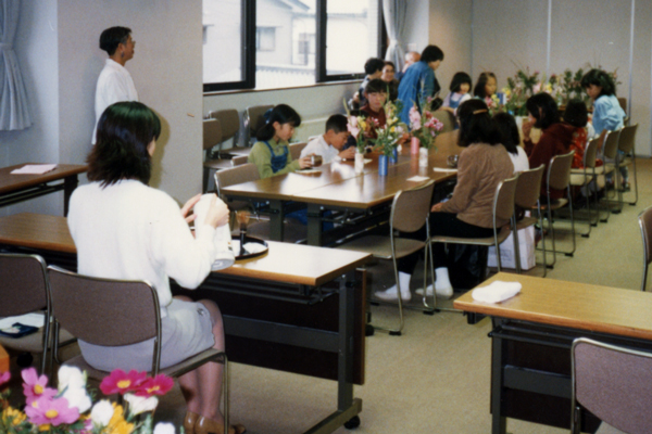 いけばなに挑戦