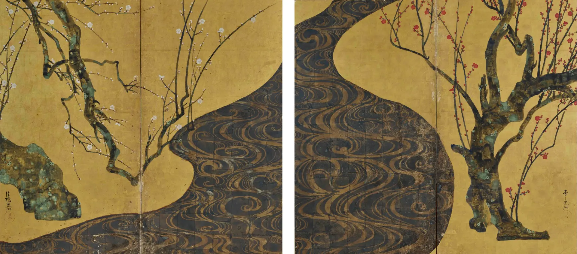 名品展 国宝「紅白梅図屏風」 – MOA美術館 | MOA MUSEUM OF ART