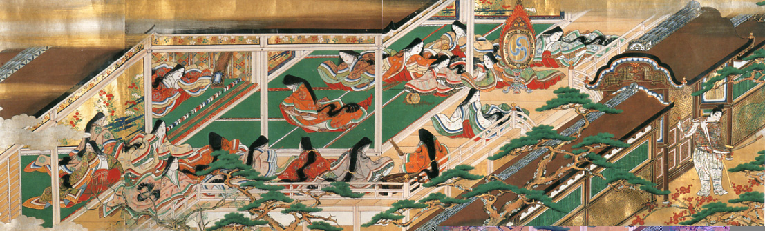 浄瑠璃物語絵巻の画像