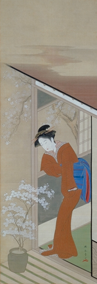 Three Beauties Representing Snow, the Moon and Cherry Blossoms images