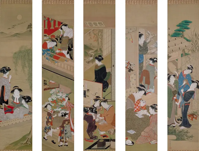 婦女風俗十二ケ月図 – MOA美術館 | MOA MUSEUM OF ART