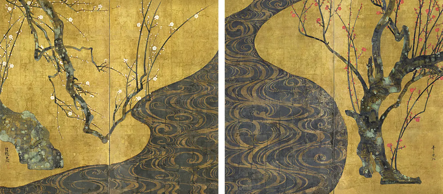 紅白梅図屏風 – MOA美術館 | MOA MUSEUM OF ART