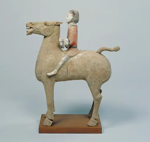 加彩騎馬人物俑 – MOA美術館 | MOA MUSEUM OF ART