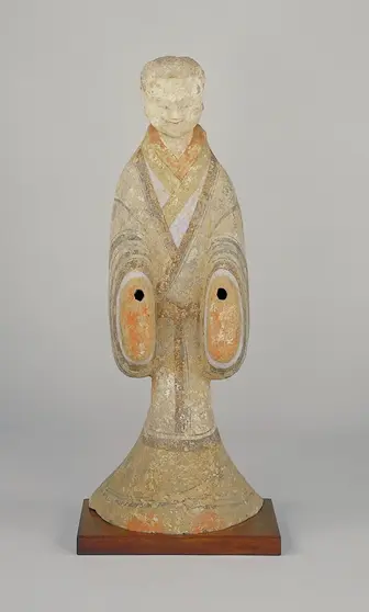 灰陶加彩人物俑 – MOA美術館 | MOA MUSEUM OF ART