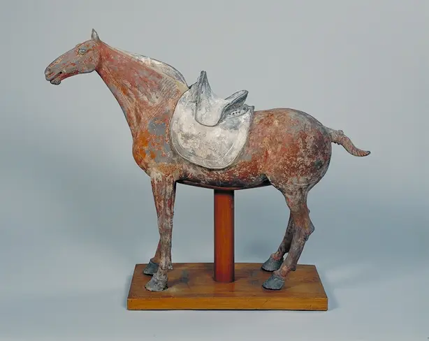灰陶加彩鞍馬 – MOA美術館 | MOA MUSEUM OF ART
