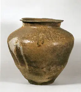 常滑大壺　室町時代 古美術青華堂｜F460 常滑焼・三耳壺（室町時代）