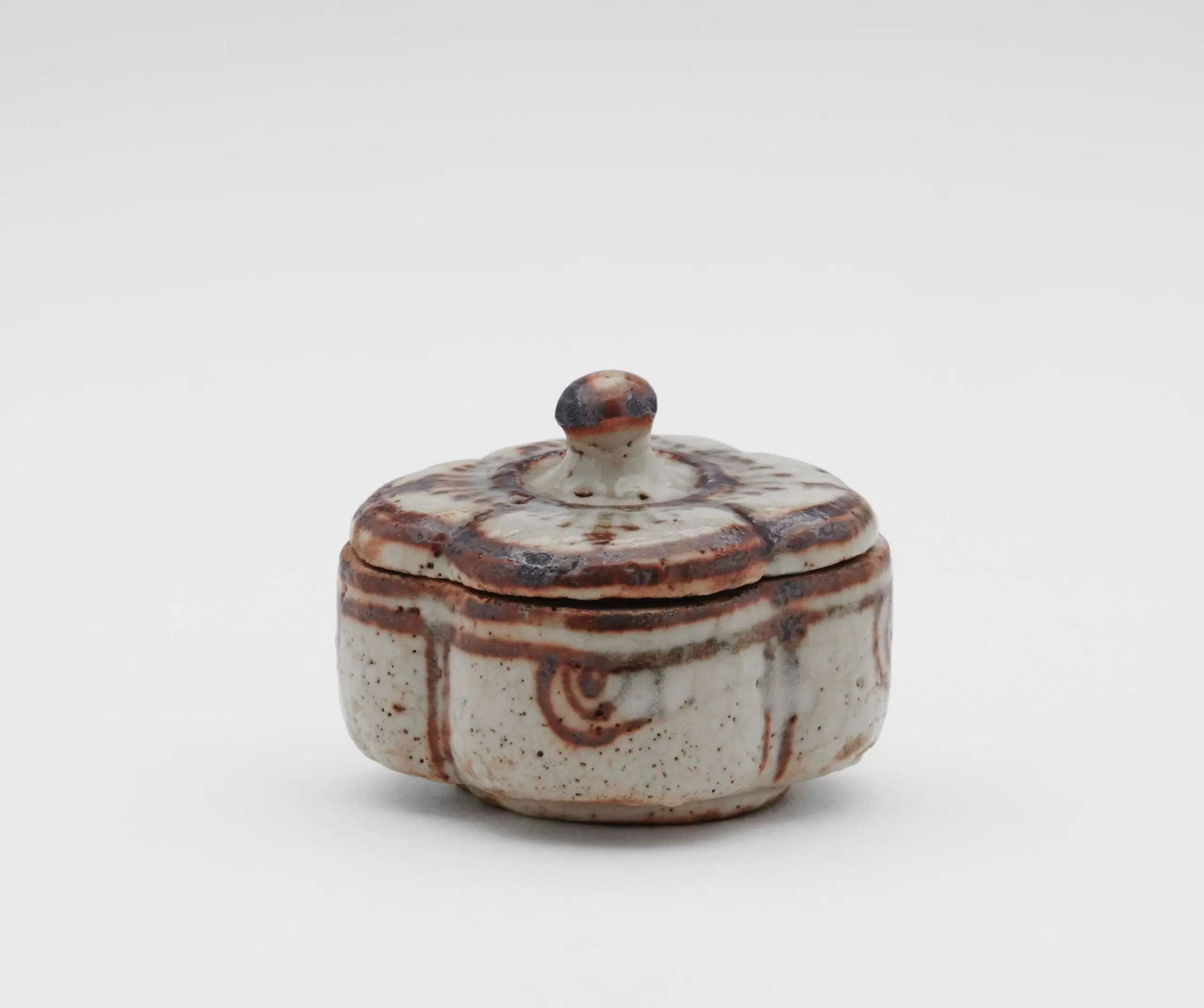 値下・志野鉄絵菓子器 値下・志野鉄絵菓子器 値下・志野鉄絵菓子器