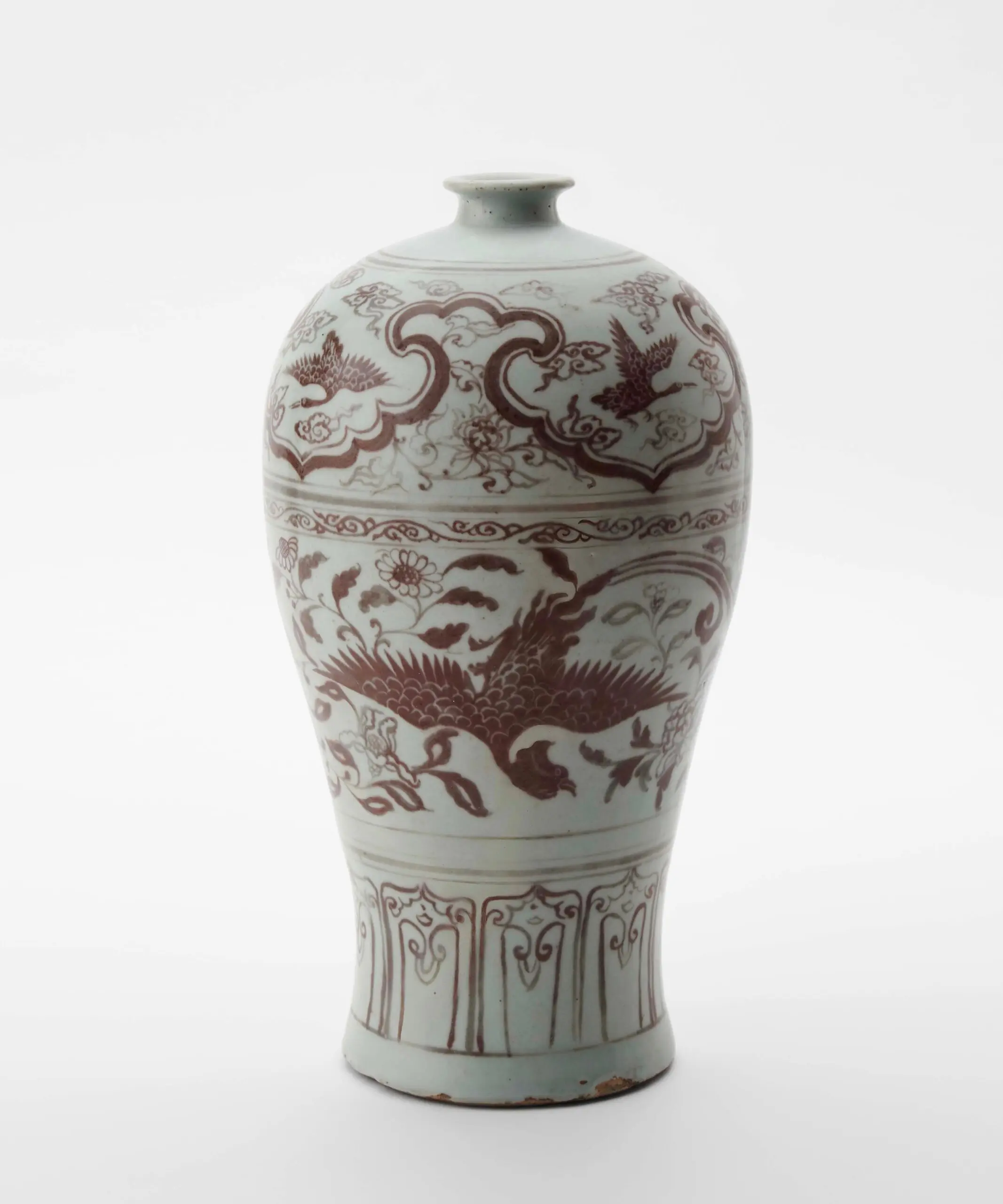 釉裏紅鳳凰文瓶 – MOA美術館 | MOA MUSEUM OF ART