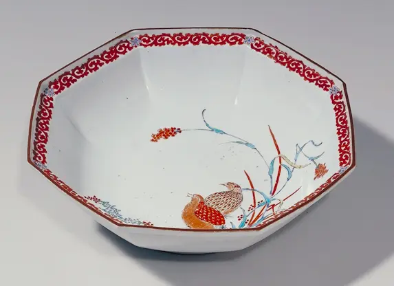 色絵粟鶉文八角鉢 伊万里 柿右衛門様式 | MOA美術館 | MOA MUSEUM OF ART