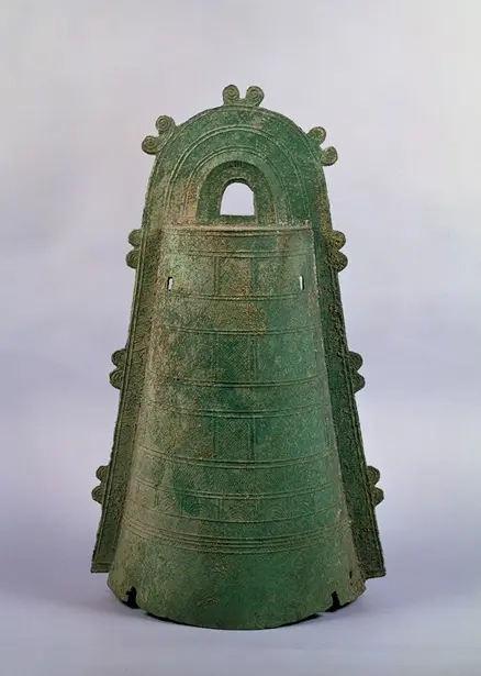 仏教美術　古銅　鐸鈴　銅鐸　銅鐘　撞木付　V　R6696 仏教美術 古銅 鐸鈴 銅鐸 銅鐘 撞木付 V R6696