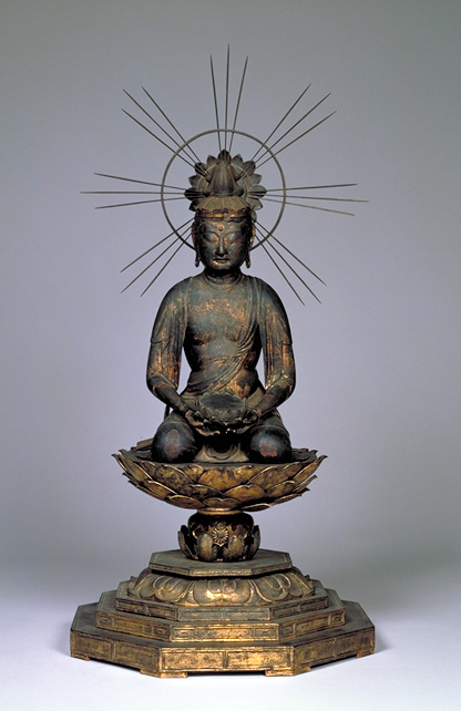 阿弥陀如来及両脇侍坐像の画像