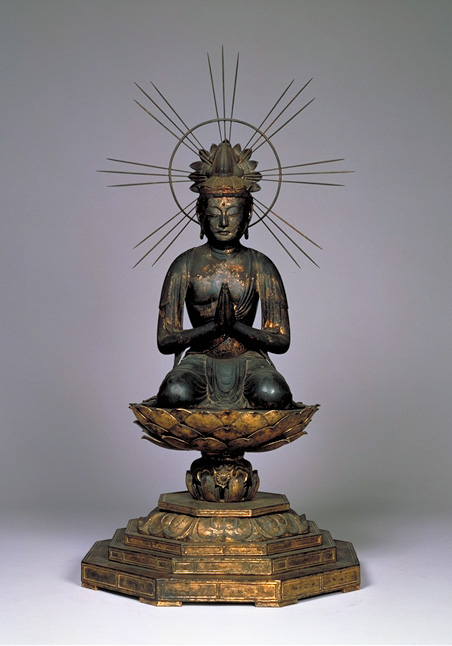 阿弥陀如来及両脇侍坐像の画像