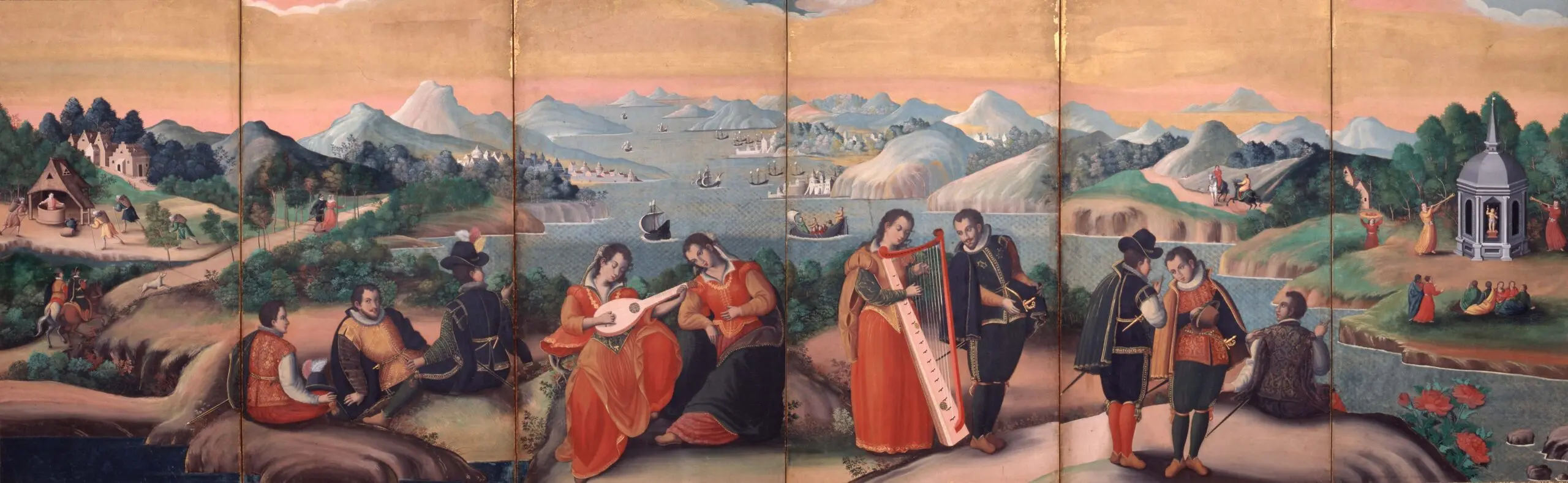 洋人奏楽図屏風 – MOA美術館 | MOA MUSEUM OF ART