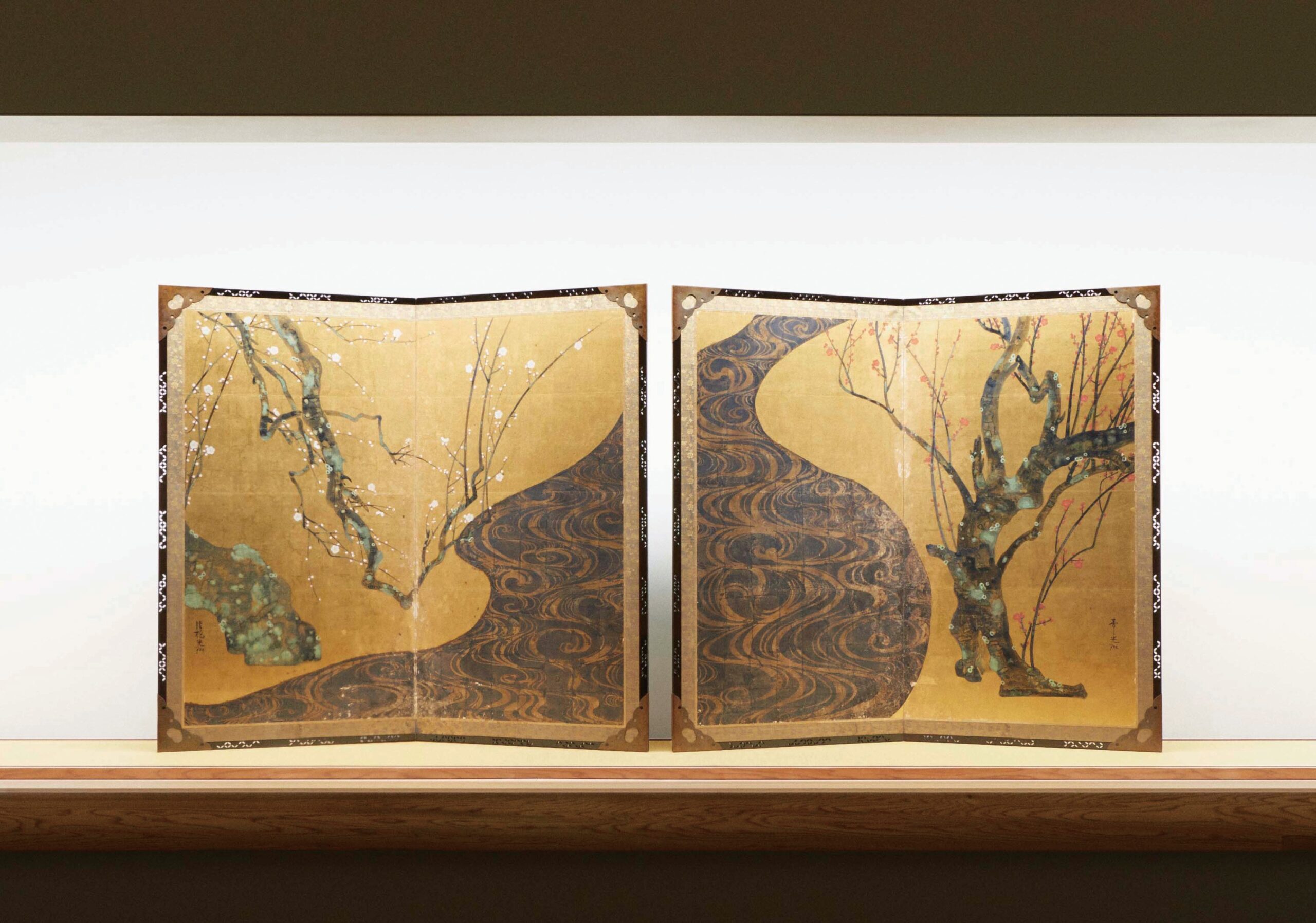 名品展 国宝「紅白梅図屏風」の画像